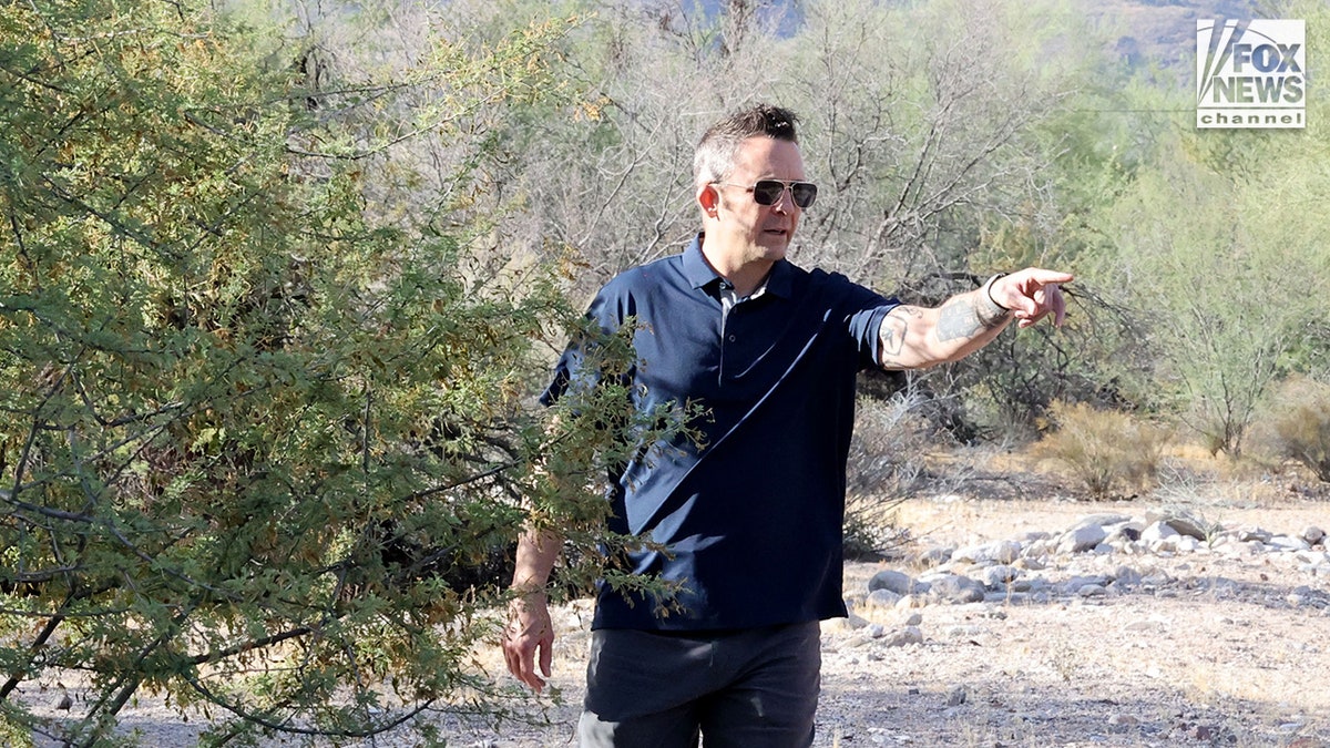 Bob Krygier searching a lavation  adjacent   Nancy Guthrie's location  successful  Tucson, Arizona