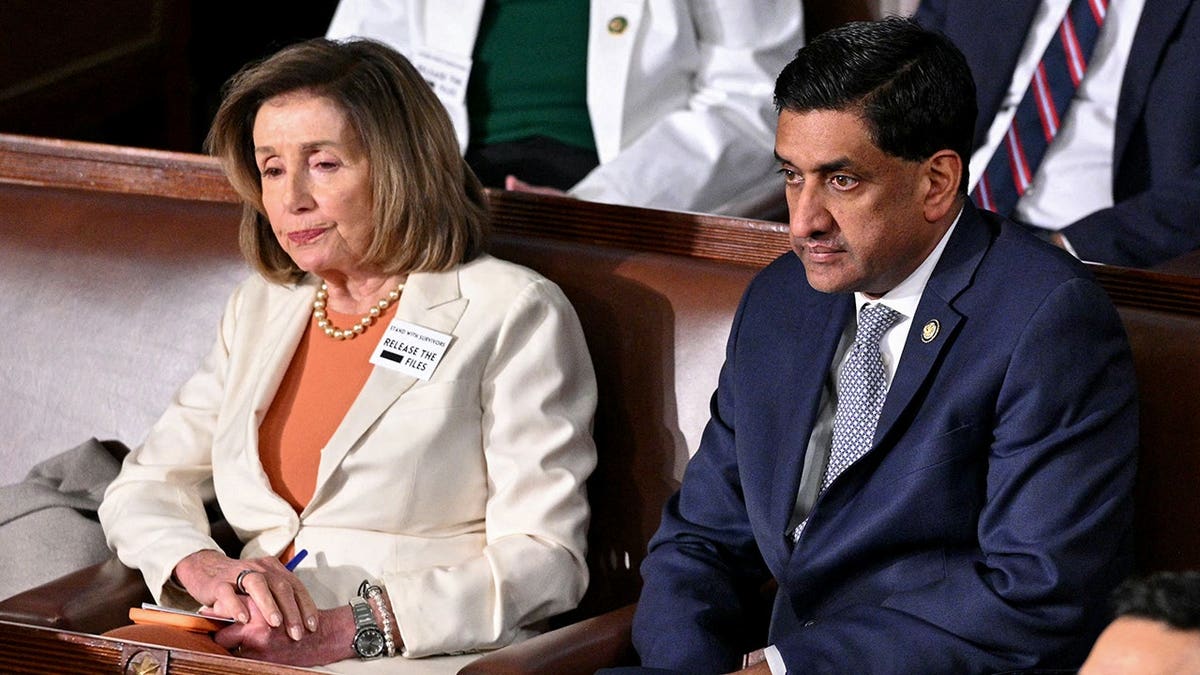 House Democratic Reps. Nancy Pelosi and Ro Khanna of California
