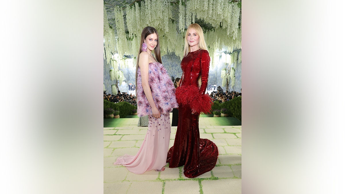Nicole Kidman and her daughter Sunday Rose at the Met Gala 
