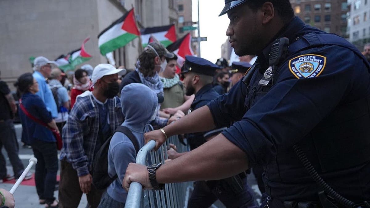Manifestación contra la policía de Nueva York