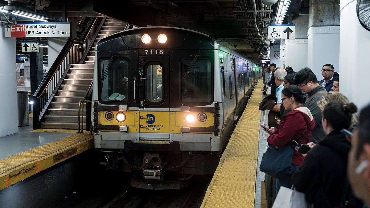 Train at Penn Station