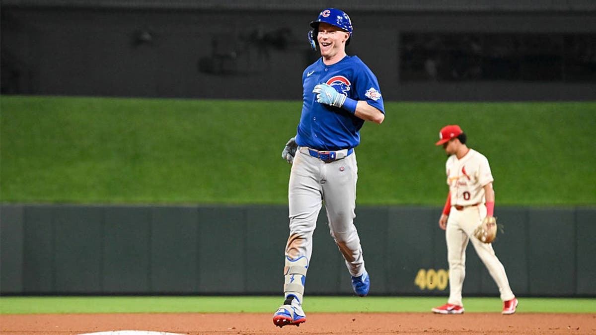 Pete Crow-Armstrong #4 of the Chicago Cubs