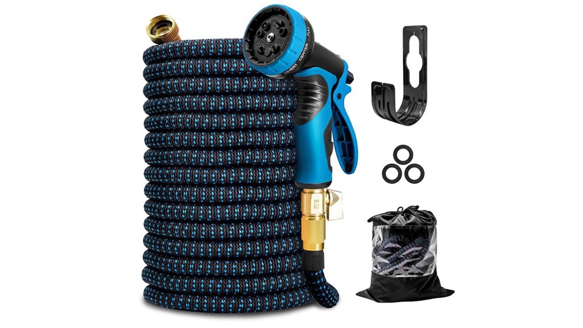 This hose rolls up easier than classic versions.
