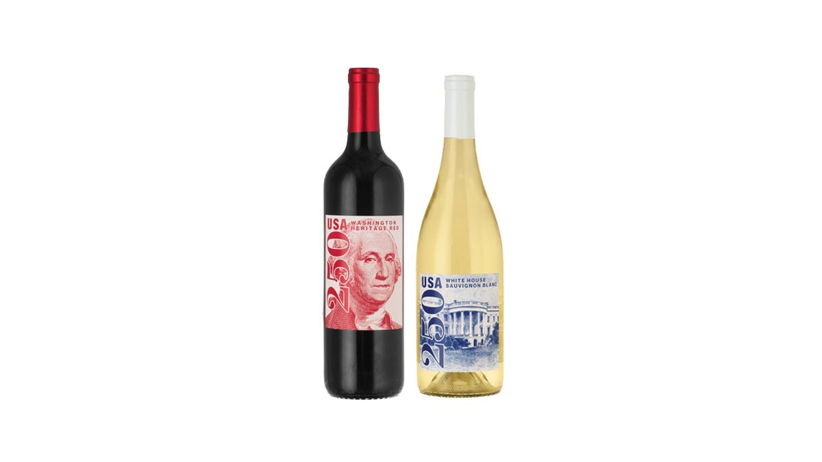 Try a red and white with this presidential pair.