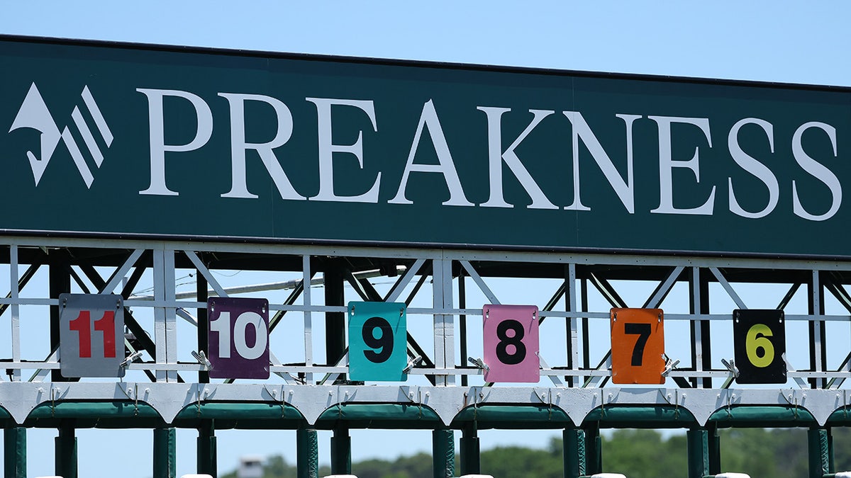 Preakness sign
