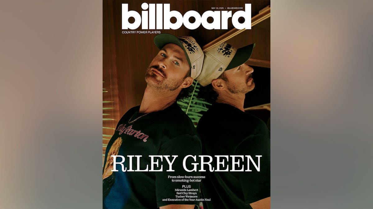 Riley Green on the cover of Billboard Magazine in May 2026.