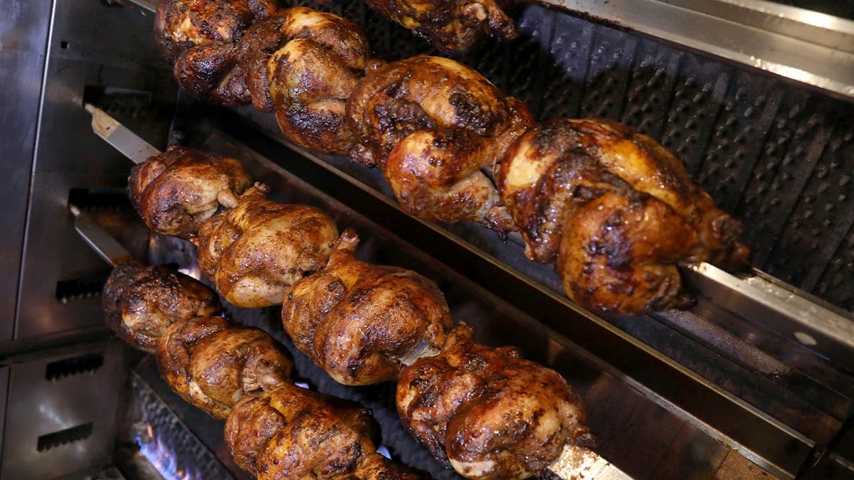 Rotisserie chickens