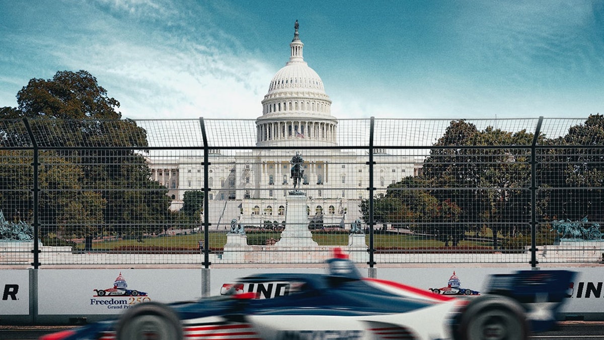 Watch INDYCAR rip past the Washington Monument at the inaugural Freedom 250 Grand Prix.