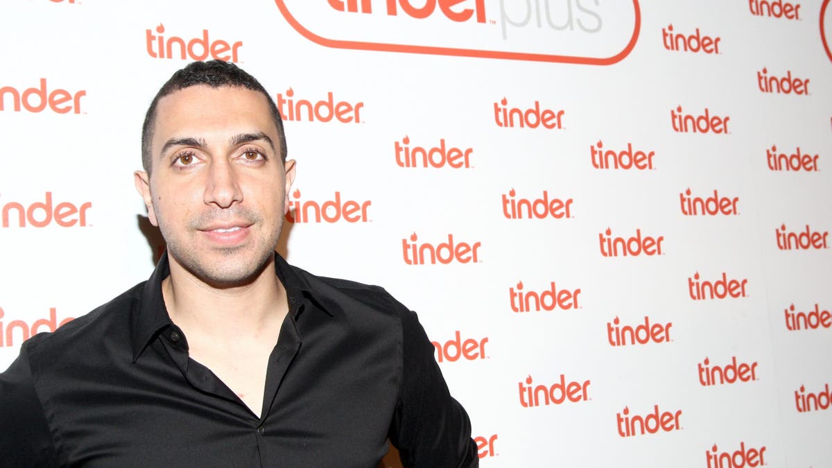 Tinder cofounder Sean Rad standing at a launch party venue.