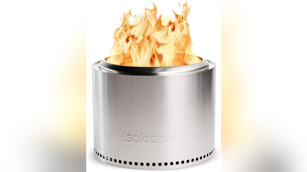Get all the warmth of a large fire without the smoke.