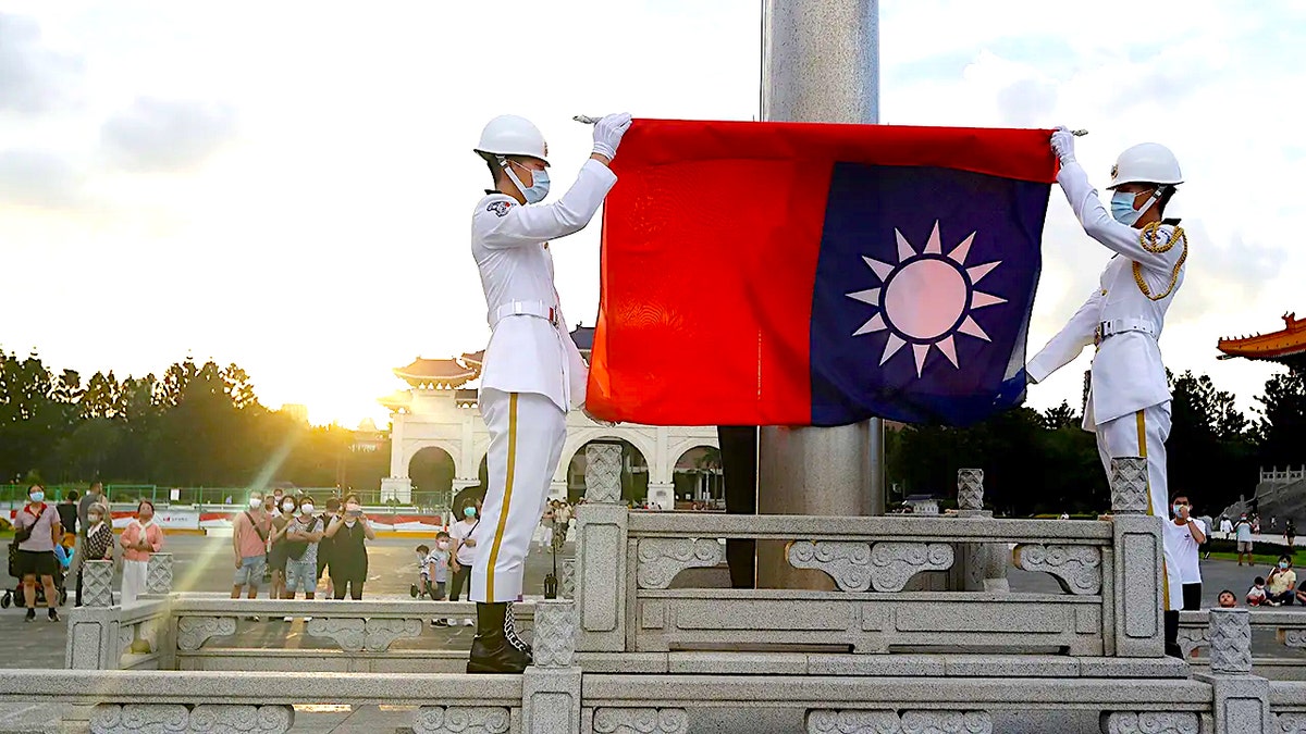 Taiwan emblem ceremony.
