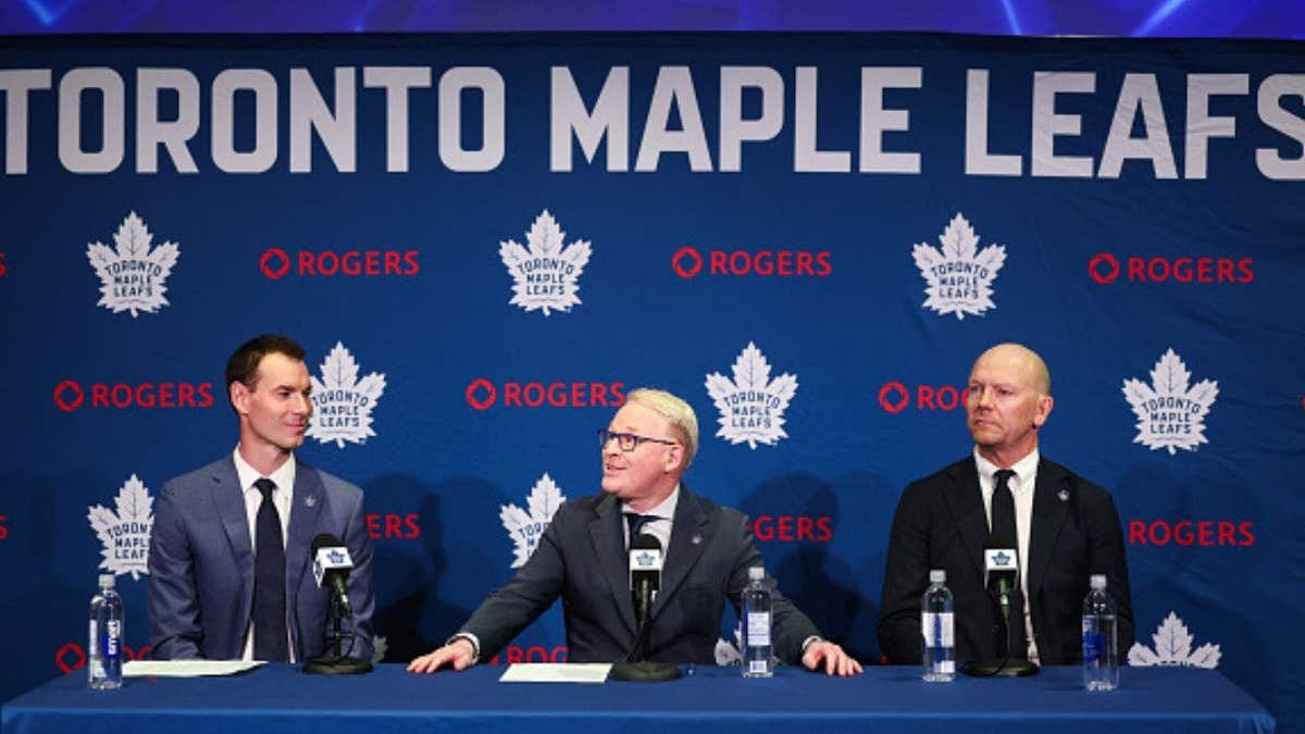 Toronto Maple Leafs snag top pick of the draft, narrowly avoiding a trade disaster by landing in the top 5. (Photo by Michael Chisholm/Getty Images)