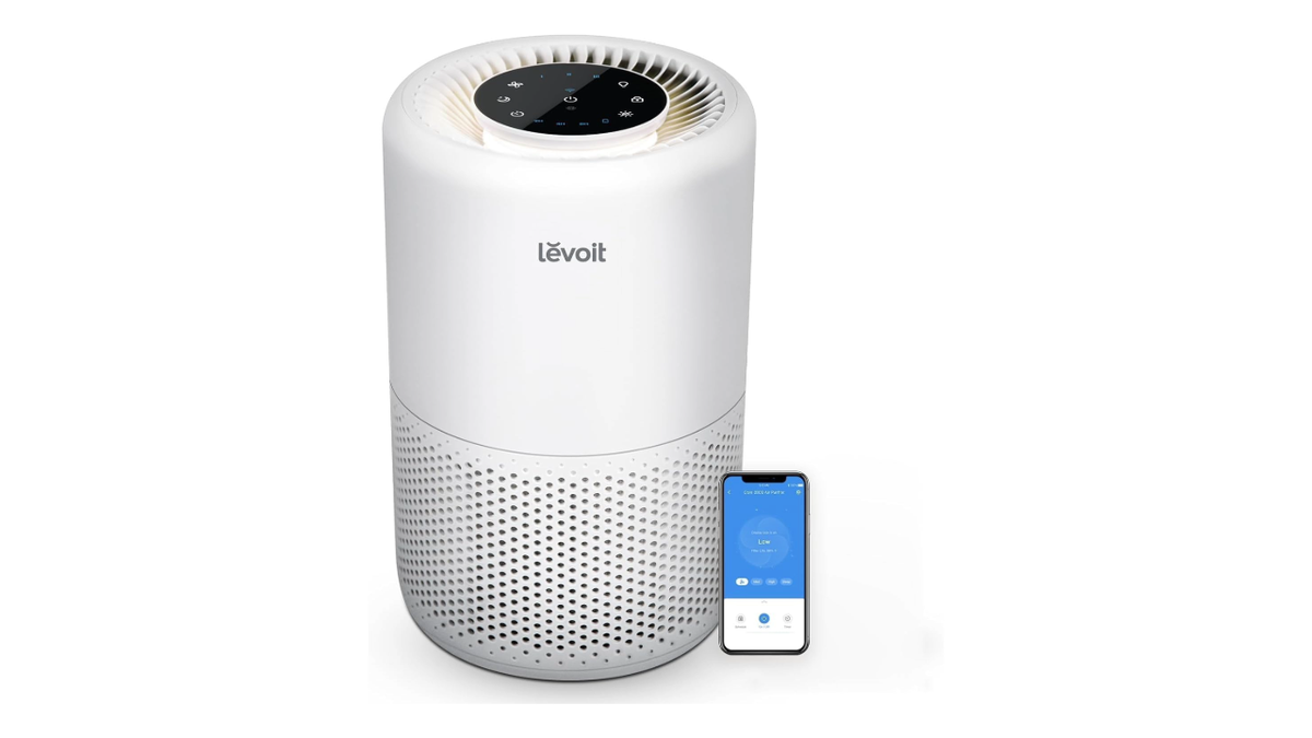 The purifier runs quieter when you turn on Sleep Mode.