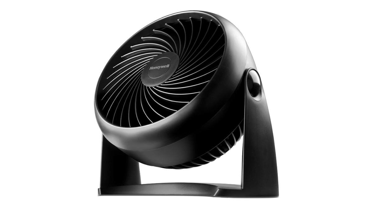 This compact tabletop fan can move a lot of air fast.