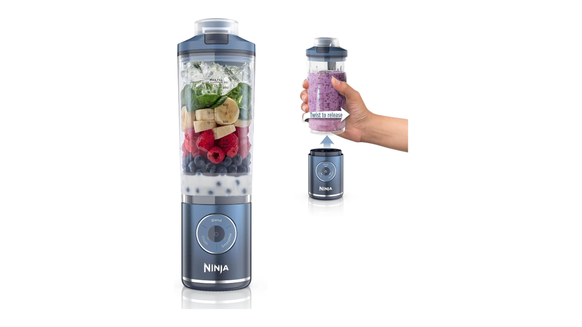 Make smoothies to go with a cordless blender.