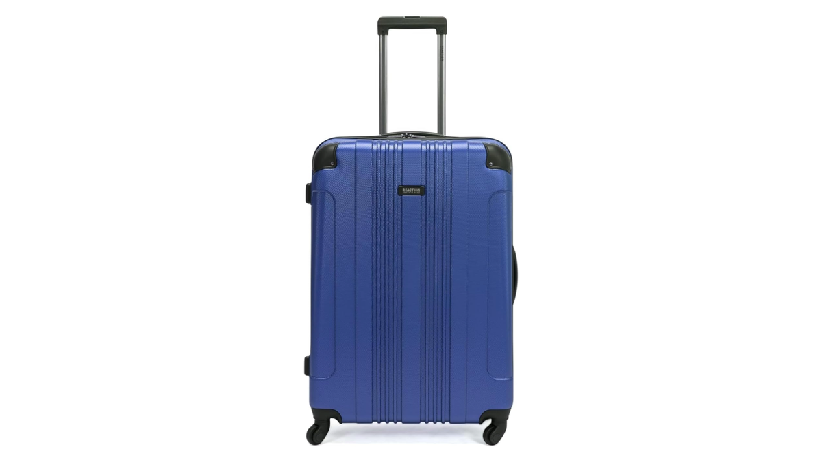 Travel light or pack it all with this Kenneth Cole luggage.
