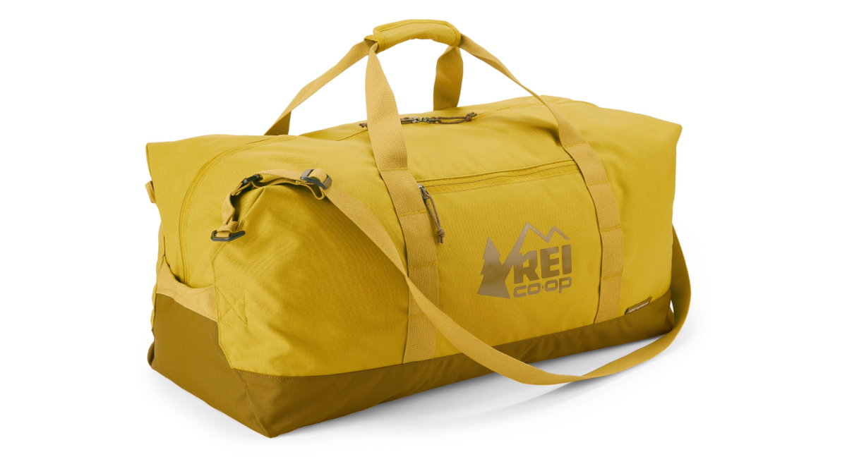 This duffel has massive storage space.