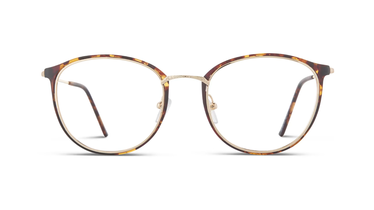 Add sleek round-frame glasses to your collection.