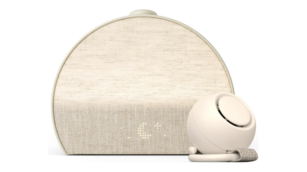Hatch acts as a sound machine and a sunrise alarm clock. 