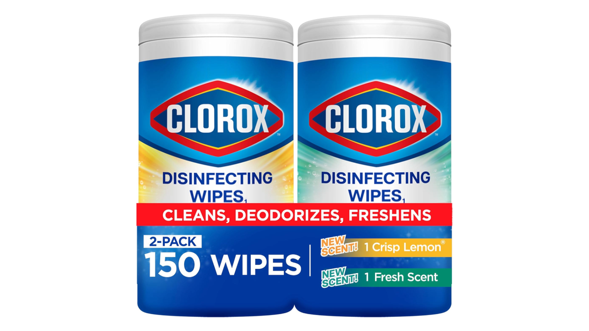 Leave your counters smelling fresher with this two-pack of wipes.