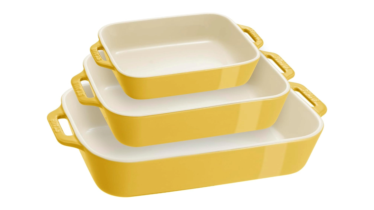 These dishes go from oven to table.