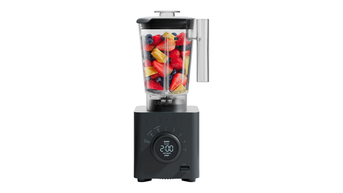 This Chefman blender is a powerful appliance designed for everyday kitchen tasks.
