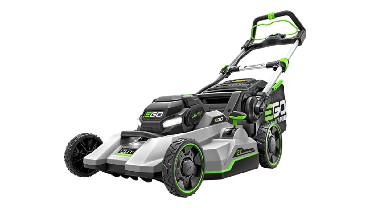 Cut the lawn on battery power with no fumes.