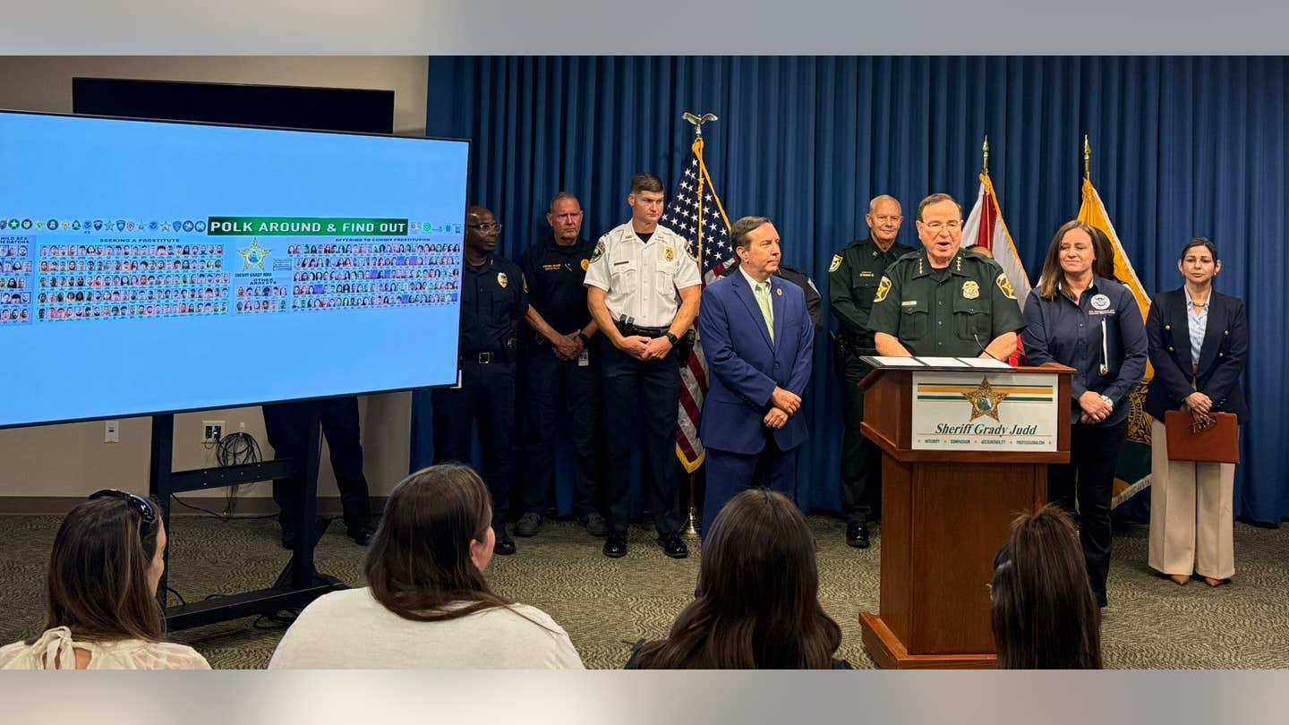 Sheriff Grady Judd names Jan. 6 participant, MAGA influencer among 266 arrested in prostitution sting