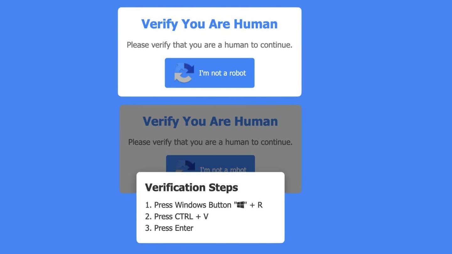 Η ψεύτικη απάτη CAPTCHA μπορεί να χακάρει τον υπολογιστή σας