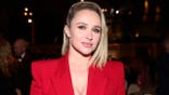 Hayden Panettiere in a red dress at the amfAR Gala in Los Angeles in November 2022.