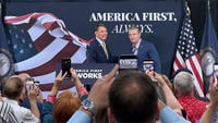 Trump-backed Ed Gallrein gets boost from Defense Secretary Hegseth on the eve of Kentucky's GOP primary challenge against Rep. Thomas Massie.