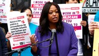 Janeese Lewis George, a Democratic Socialist, wins the D.C. Democrat mayoral primary, positioning her to become the next mayor of the nation's capital.