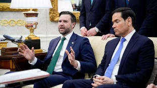 Vice President JD Vance leads 2028 GOP presidential contenders, but DeSantis, Kemp, Youngkin and Pompeo are expected to challenge in primaries.