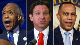 Al Sharpton rages at Florida Gov DeSantis' impression of Hakeem Jeffries
