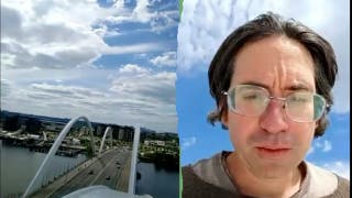 Activist remains perched atop DC bridge protesting Iran war, AI development: 'The spirit moves me'