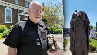 Woman arrested after allegedly beheading Jesus statue outside Catholic church