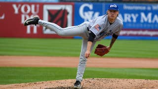Cleveland Guardians pitching prospect Aidan Major gets drilled in head by line drive in horrifying scene