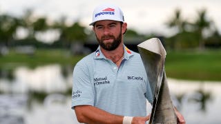 Cameron Young says it's an 'honor' to play in front of President Trump after win at Cadillac Championship