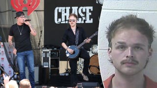 Country singer's bassist arrested on child sex charges moments after performing at music festival