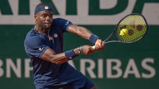 American Frances Tiafoe clashes with French Open opponent during comeback win