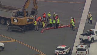 LaGuardia Airport runway shut down after sinkhole discovered during routine morning inspection