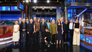 Viral staff photo reveals just how bloated Stephen Colbert's 'Late Show' operation really was