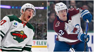 Butt-end incident leads to off-ice war of words between Wild's Michael McCarron and Avalanche's Josh Manson