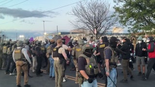 Anti-ICE agitators clash with federal agents outside New Jersey detention center as tensions escalate