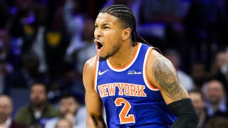 Knicks tie multiple NBA Playoffs records for three-pointers to sweep 76ers in Game 4