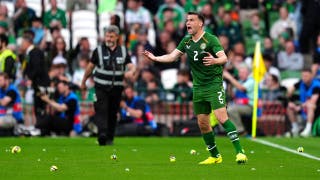 Ireland-Qatar friendly stopped twice as fans throw tennis balls to protest Nations League games with Israel