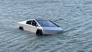 Texas man arrested after allegedly driving Tesla Cybertruck into lake to test 'Wade Mode': police