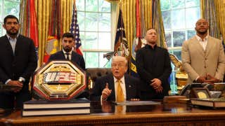 UFC stars visit Oval Office, thank President Trump for transforming the sport with historic White House fight