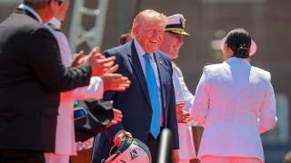 Trump honors two record-breaking athletes at US Coast Guard Academy graduation ceremony