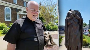 Woman arrested after allegedly beheading Jesus statue outside Catholic church - Fox News